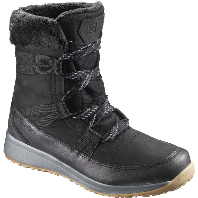 Salomon HEIKA LTR CS WP Botas De Invierno Mujer - Negras - Colombia (83927-FBXM)